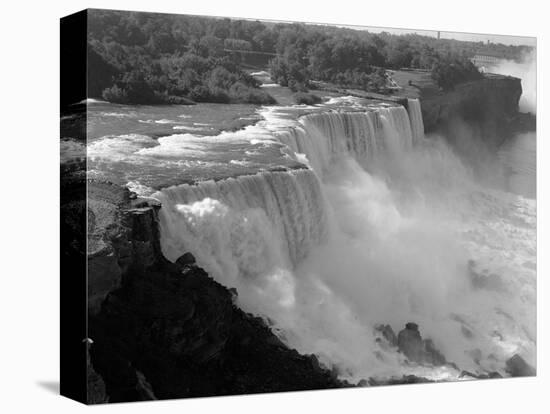 1960s American Falls Portion of Niagara Falls New York-null-Stretched Canvas