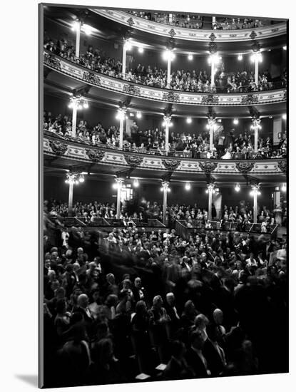 1960s Audience in Seats and Balconies of the Academy of Music Philadelphia, Pennsylvania-null-Mounted Photographic Print