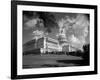 1960s Capitol Building Dome Senate House Representatives Congress Washington DC-null-Framed Photographic Print