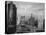 1960s Chicago, River Bridges and Downtown Skyline at Dusk Chicago,-null-Stretched Canvas