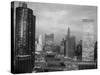 1960s Chicago, River Bridges and Downtown Skyline at Dusk Chicago,-null-Stretched Canvas