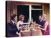 1960s Dinner Party-Heinz Zinram-Stretched Canvas