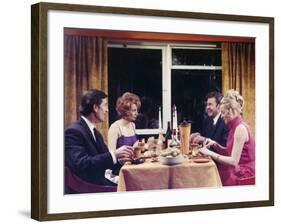 1960s Dinner Party-Heinz Zinram-Framed Photographic Print