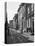 1960s Elfreth's Alley a Narrow Colonial Belgian Block Street Lined with Quaint Homes Philadelphia-null-Stretched Canvas
