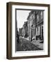 1960s Elfreth's Alley a Narrow Colonial Belgian Block Street Lined with Quaint Homes Philadelphia-null-Framed Photographic Print