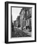 1960s Elfreth's Alley a Narrow Colonial Belgian Block Street Lined with Quaint Homes Philadelphia-null-Framed Photographic Print