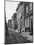 1960s Elfreth's Alley a Narrow Colonial Belgian Block Street Lined with Quaint Homes Philadelphia-null-Mounted Photographic Print