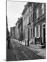 1960s Elfreth's Alley a Narrow Colonial Belgian Block Street Lined with Quaint Homes Philadelphia-null-Mounted Photographic Print