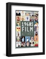 1960s Film Alphabet - A to Z-Stephen Wildish-Framed Giclee Print