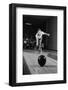 1960s MAN RELEASING BALL DOWN BOWLING ALLEY LANE-H. Armstrong Roberts-Framed Photographic Print