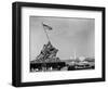 1960s Marine Corps Monument in Arlington, with Washington DC Skyline in Background-null-Framed Photographic Print