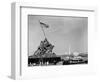 1960s Marine Corps Monument in Arlington, with Washington DC Skyline in Background-null-Framed Photographic Print