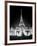 1960s Night Eiffel Tower across Fountains by Palais Du Chaillot Paris, France-null-Framed Photographic Print