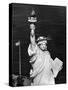 1960s Statue of Liberty Shown from Waist Up-null-Stretched Canvas