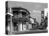 1960s Street Scene French Quarter New Orleans, Louisiana-null-Stretched Canvas