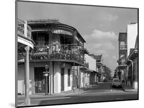 1960s Street Scene French Quarter New Orleans, Louisiana-null-Mounted Photographic Print