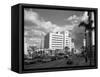 1960s STREET SCENE WILSHIRE BOULEVARD AND RODEO DRIVE LOS ANGELES CA USA-Panoramic Images-Framed Stretched Canvas