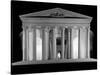 1960s Thomas Jefferson Memorial Lit Up at Night-null-Stretched Canvas