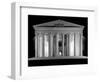 1960s Thomas Jefferson Memorial Lit Up at Night-null-Framed Photographic Print