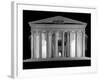 1960s Thomas Jefferson Memorial Lit Up at Night-null-Framed Photographic Print