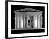 1960s Thomas Jefferson Memorial Lit Up at Night-null-Framed Photographic Print