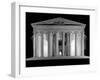 1960s Thomas Jefferson Memorial Lit Up at Night-null-Framed Premium Photographic Print