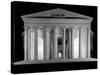 1960s Thomas Jefferson Memorial Lit Up at Night-null-Stretched Canvas