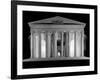 1960s Thomas Jefferson Memorial Lit Up at Night-null-Framed Photographic Print
