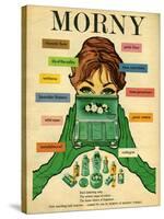 1960s UK Morny Magazine Advertisement-null-Stretched Canvas