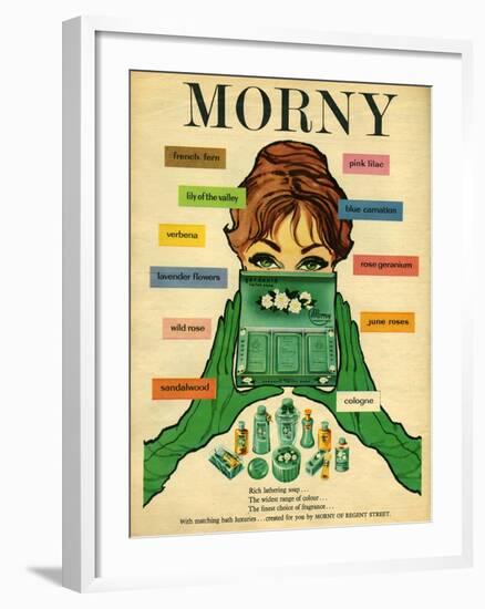 1960s UK Morny Magazine Advertisement-null-Framed Giclee Print