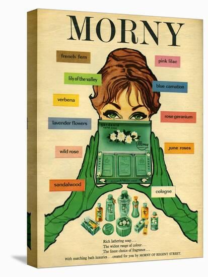 1960s UK Morny Magazine Advertisement-null-Stretched Canvas