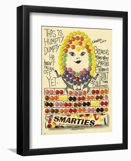 1960s UK Smarties Magazine Advertisement-null-Framed Giclee Print