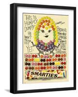 1960s UK Smarties Magazine Advertisement-null-Framed Giclee Print