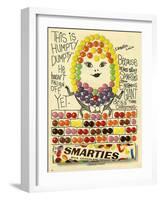 1960s UK Smarties Magazine Advertisement-null-Framed Giclee Print