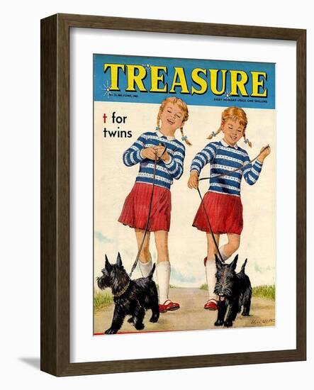 1960s UK Treasure Magazine Cover-null-Framed Giclee Print