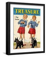 1960s UK Treasure Magazine Cover-null-Framed Giclee Print