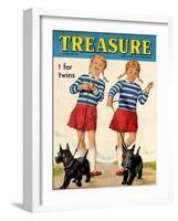 1960s UK Treasure Magazine Cover-null-Framed Giclee Print