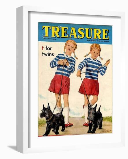 1960s UK Treasure Magazine Cover-null-Framed Giclee Print