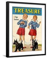 1960s UK Treasure Magazine Cover-null-Framed Giclee Print