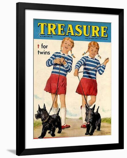 1960s UK Treasure Magazine Cover-null-Framed Giclee Print