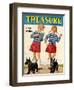 1960s UK Treasure Magazine Cover-null-Framed Premium Giclee Print