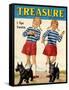 1960s UK Treasure Magazine Cover-null-Framed Stretched Canvas
