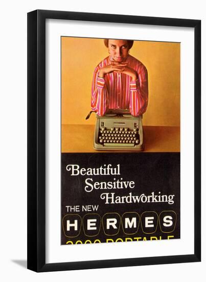 1960s USA Hermes Magazine Advertisement-null-Framed Premium Giclee Print