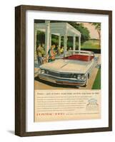 1960s USA Pontiac Magazine Advertisement-null-Framed Giclee Print