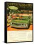 1960s USA Pontiac Magazine Advertisement-null-Framed Stretched Canvas