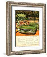 1960s USA Pontiac Magazine Advertisement-null-Framed Giclee Print