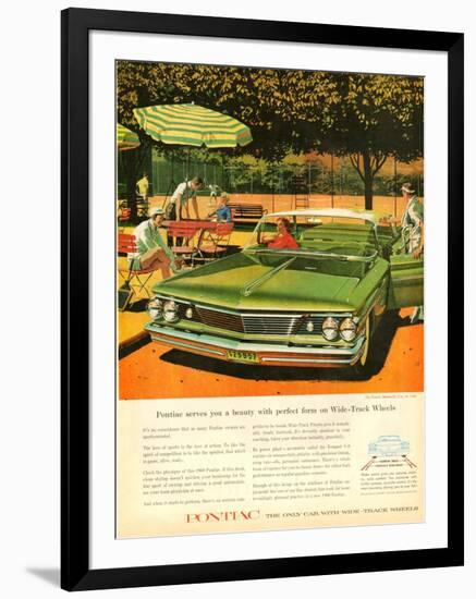 1960s USA Pontiac Magazine Advertisement-null-Framed Giclee Print