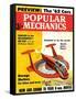 1960s USA Popular Mechanics Magazine Cover-null-Framed Stretched Canvas