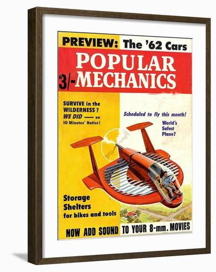 1960s USA Popular Mechanics Magazine Cover-null-Framed Giclee Print