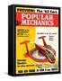 1960s USA Popular Mechanics Magazine Cover-null-Framed Stretched Canvas